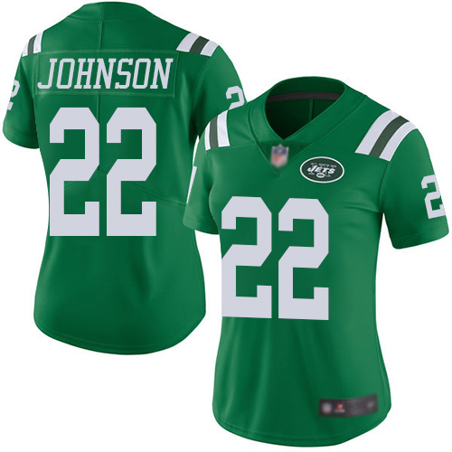 New York Jets Limited Green Women Trumaine Johnson Jersey NFL Football 22 Rush Vapor Untouchable